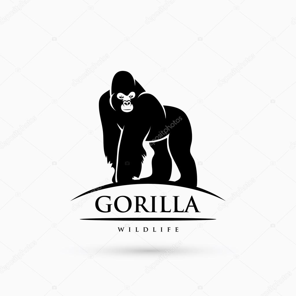 Gorilla animal symbol