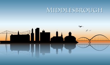 Middlesbrough cityscape manzarası