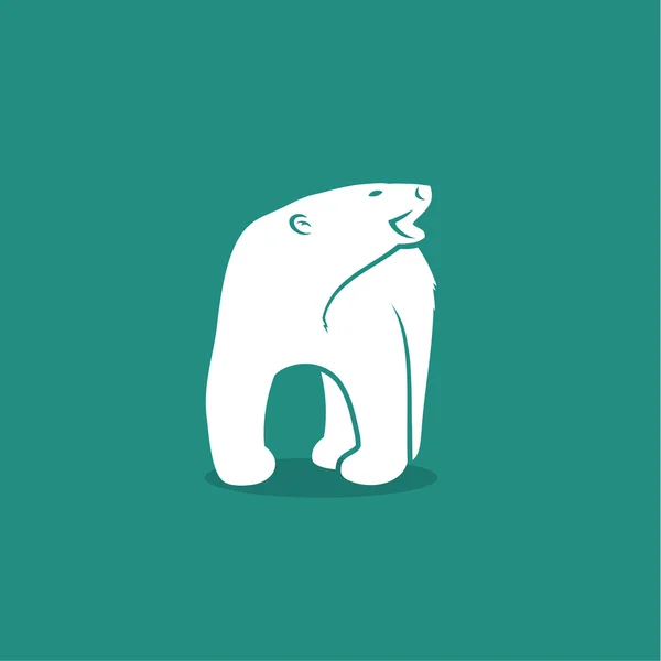 Eisbären-Emblem — Stockvektor