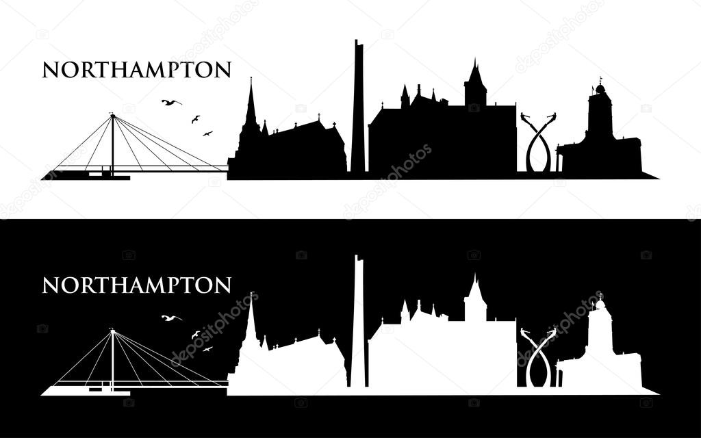 Northampton cityscape skyline