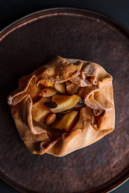 Fındıklı elmalı turtanın yakın plan görüntüsü