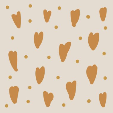 Doodle gold dots of different sizes on a dark blue background. Children's fashion beautiful background of textiles and clothing. Hand-drawn polka dots and dots. Yellow-gold dot isolated pattern. Vector illustration