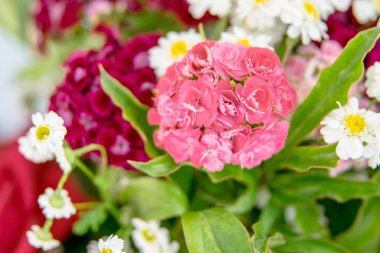 bir tatil ya da düğün buketi 