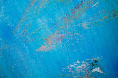 Rastgele parlak boya darbeleriyle bir yüzey parçası 