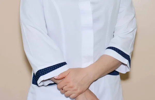 Doctor Nurse White Medical Coat — Zdjęcie stockowe