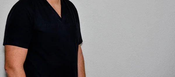 Doktor Hemşire Beyaz Başka Bir Renk Sabahlık Takım Elbise Giymişti — Stok fotoğraf