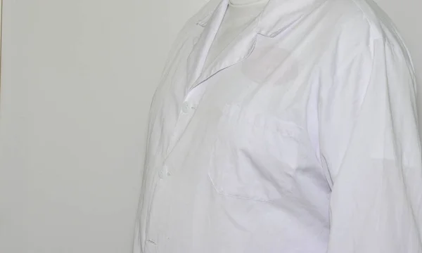 Médico Enfermero Con Una Bata Traje Blanco Otro Color —  Fotos de Stock