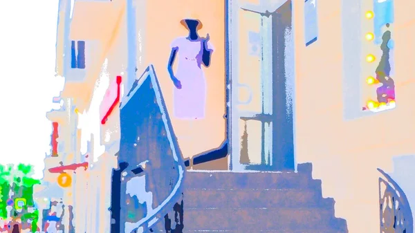 Şehirde yürüyor, koşuyor, bisiklete biniyor, güneşleniyor, sahilde yüzüyor. 