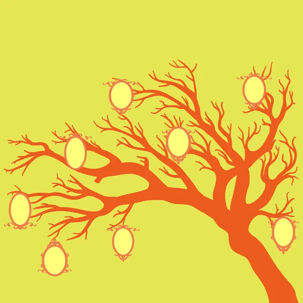 Árvore de família.Ilustração vetorial . —  Vetores de Stock