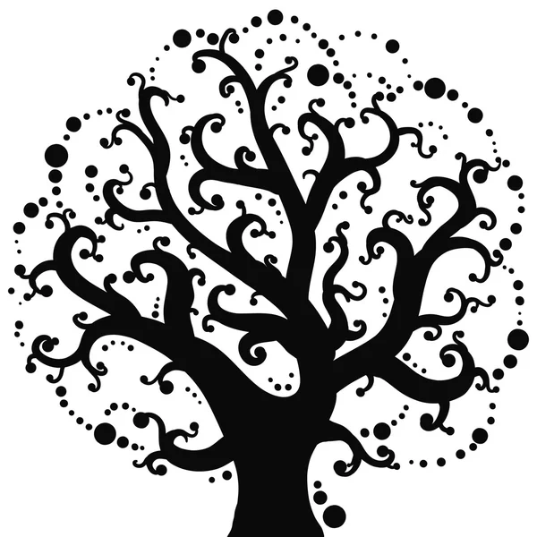 矢量绘图的树 — 图库矢量图片