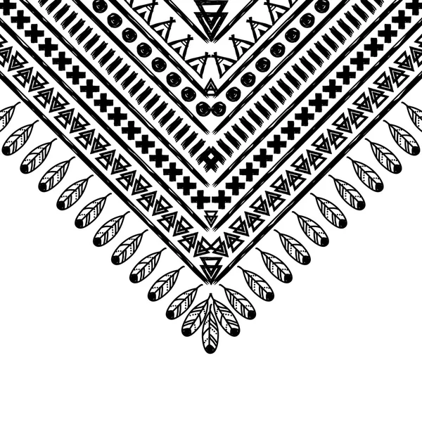 Vector black and white pattern — Stock Vector