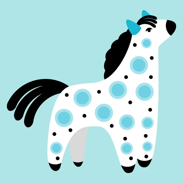 Dymkovo άλογο παιχνίδι — Διανυσματικό Αρχείο