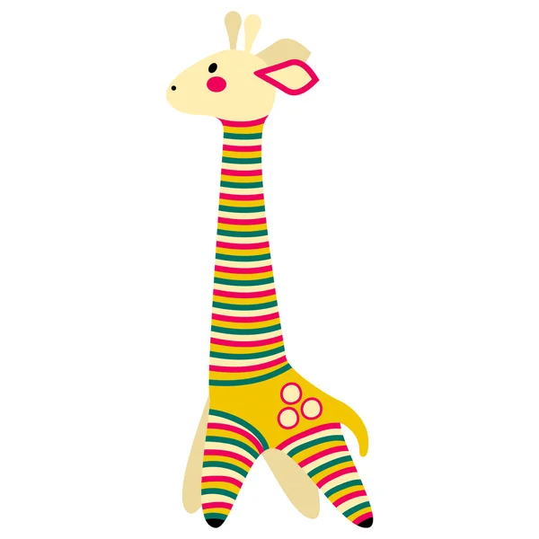 Filimonovo juguete centavo silbato jirafa — Archivo Imágenes Vectoriales