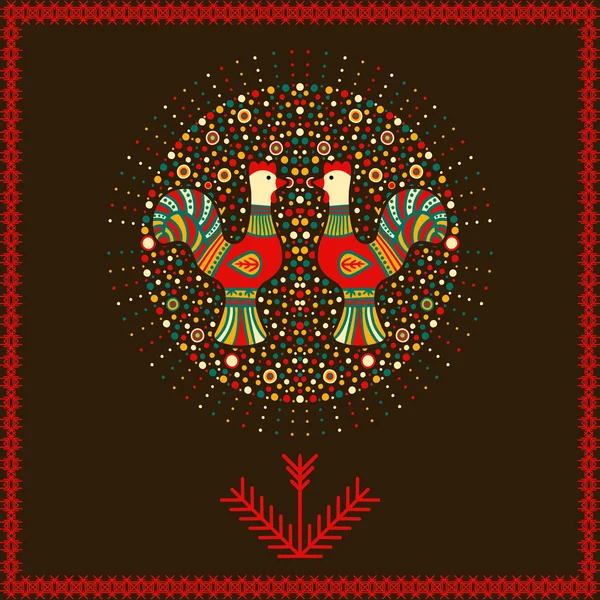 Филимоновский круговой орнамент векторное изображение ©alinabel 92867156