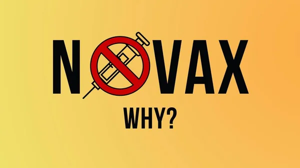 Vax Covid Logo Logotipo Las Personas Que Quieren Vacunar Conspiración —  Fotos de Stock