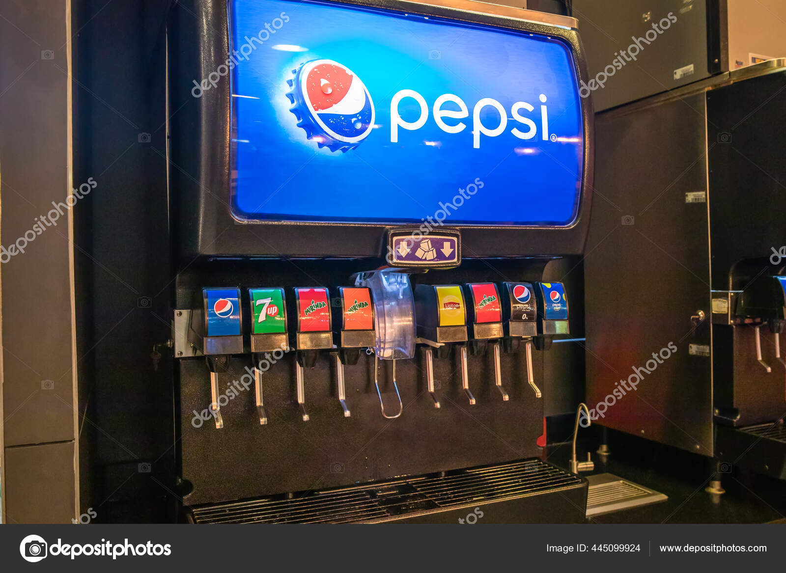restaurant soda dispenser