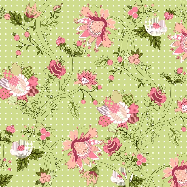 Vintage flower background — Stock Vector