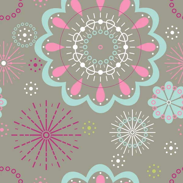 Seamless floral pattern — Stock Vector