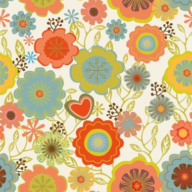 Kusursuz çiçek deseni