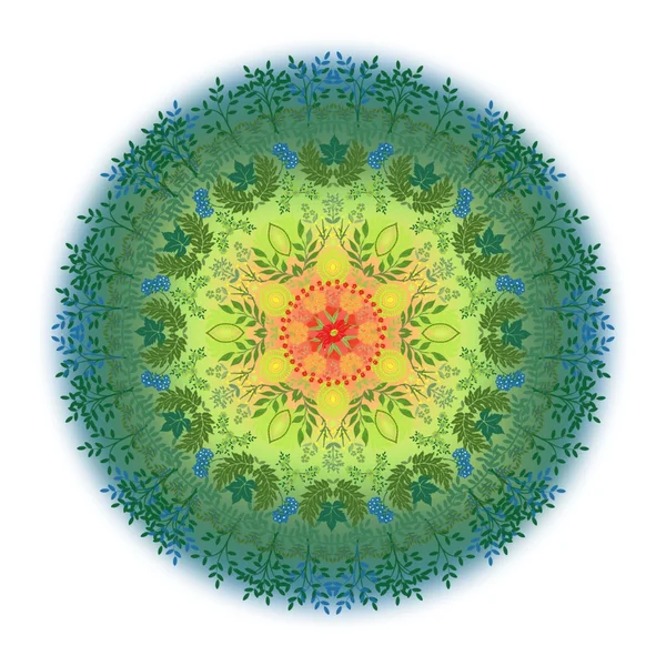 Mandala floreale . — Foto Stock