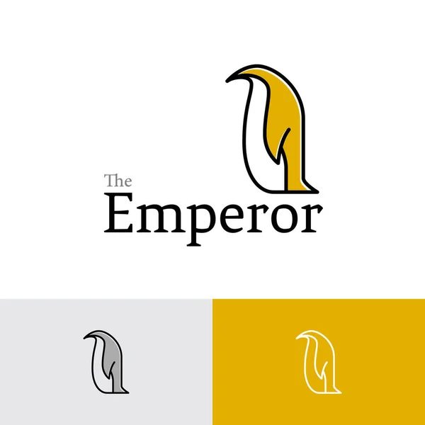Эмблема Императора Пингвина — стоковый вектор