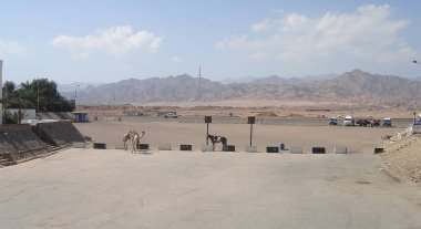 Dahab, Güney Sina, Mısır-Ekim 2012: Dahab şehir meydanı
