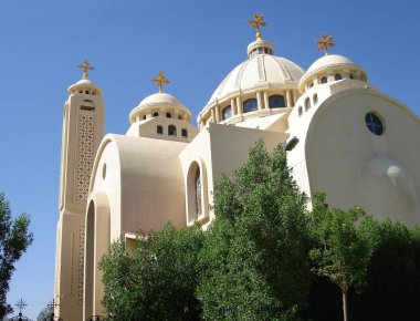 Sharm El-Sheikh, Güney Sina, Mısır-Kasım 2015: Sharm El-Sheikh 'deki Coptic Church