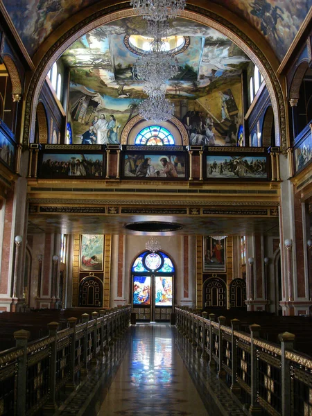 Sharm Sheikh Południowa Synaj Egipt Listopad 2015 Wnętrze Dekoracja Kościoła — Zdjęcie stockowe