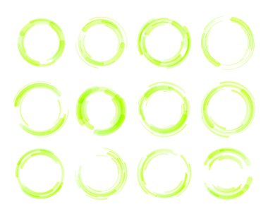 Renkli çember çiz.