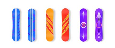 Kış sporu snowboard.