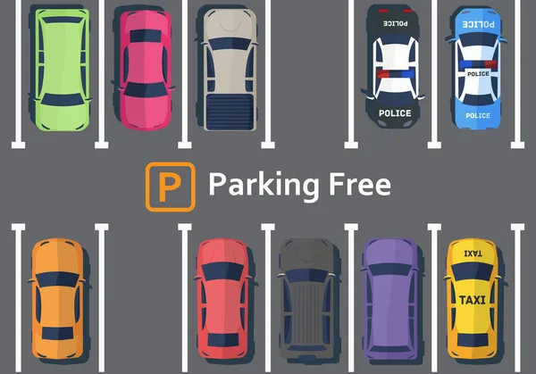 Cars on parking.