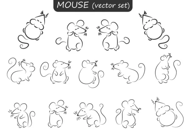 mouse, rat doodle