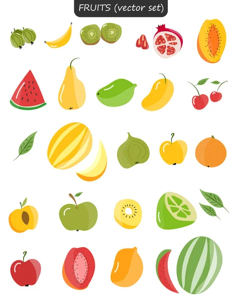 Vegetarian set fruits. — Stock Photo, Image