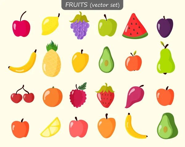 Vegetarian set fruits. — Stock Photo, Image