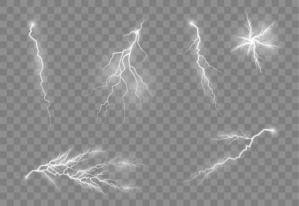 Elektrický blesk, hrom. — Stock fotografie
