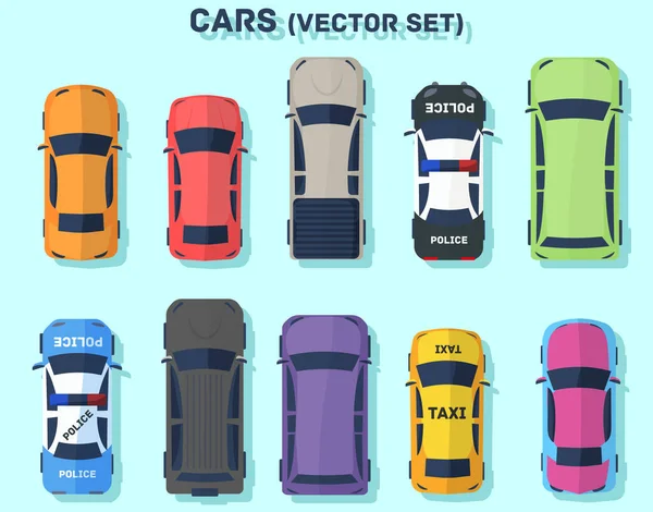 Cars top view