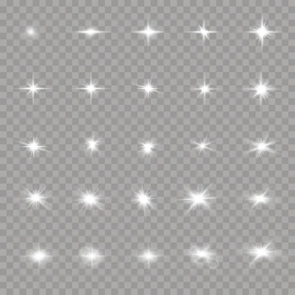 Weißer Lichtstern. — Stockfoto