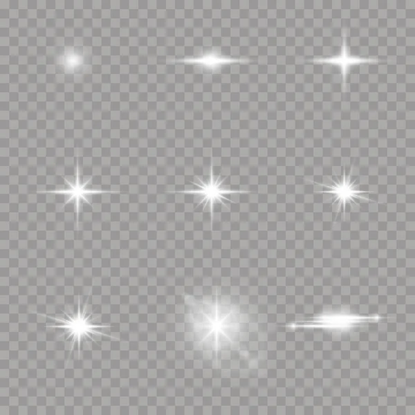 Estrela clara branca. — Fotografia de Stock
