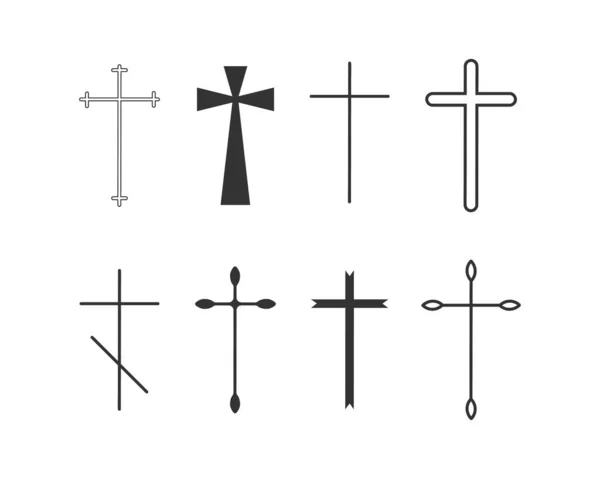 Christian, catholic crosses — Stock Photo, Image