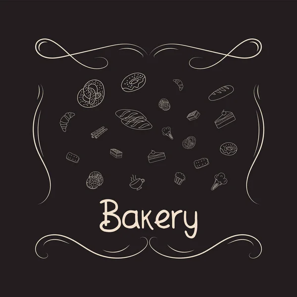 Bakery, sweets, cookies. — Stock Photo, Image