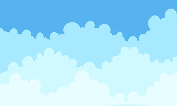 Collection blue clouds. — Stock Photo, Image