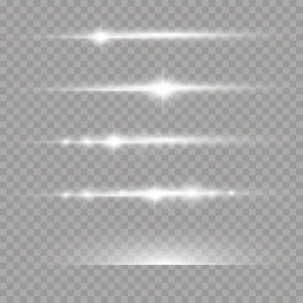 Rayos de luz horizontales. — Foto de Stock
