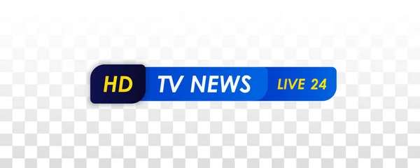 TV news bar. — Stock Photo, Image