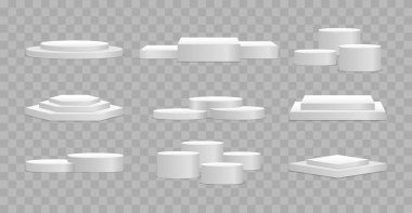 Podyum, kaide, aşamalar.