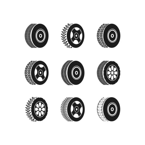 Neumáticos del coche, pistas —  Fotos de Stock