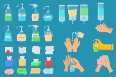 Sabun, antiseptik sprey..