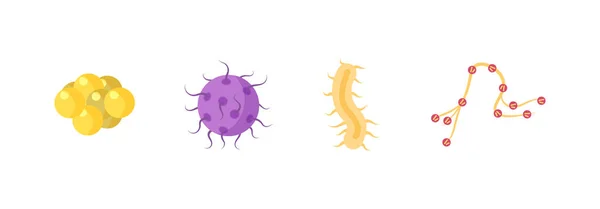 Bacteria and germs coronavirus.