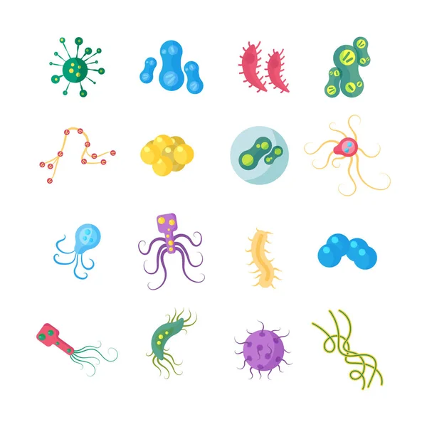 Bakterie i koronawirus zarazków. — Zdjęcie stockowe