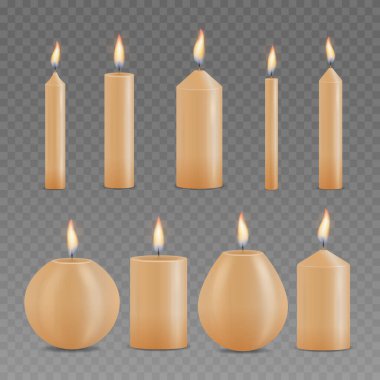 Noel, doğum günü, kilise, parti mumları..