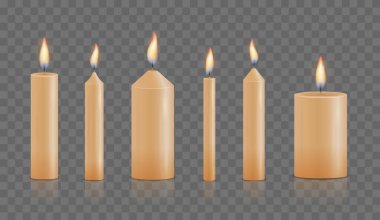 Noel, doğum günü, kilise, parti mumları..